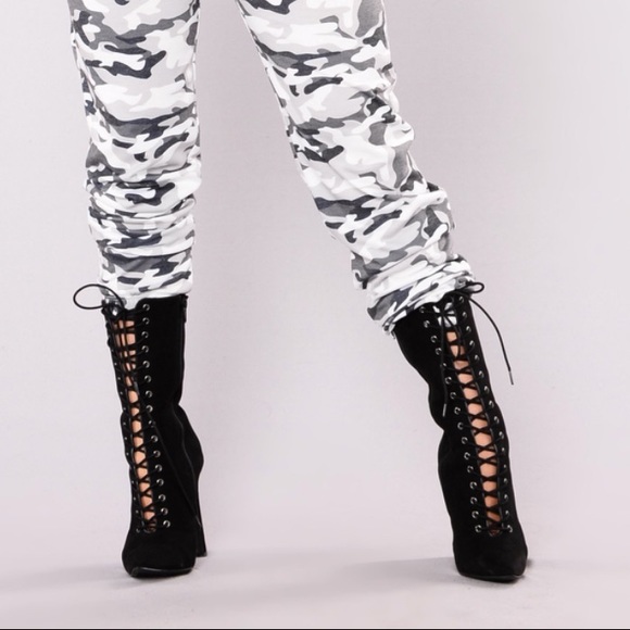 elektra lace up bootie